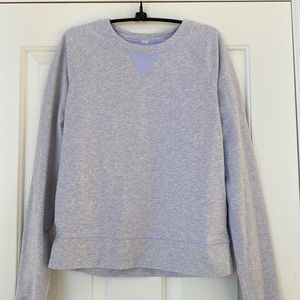 Lululemon Periwinkle Sweatshirt Sz 4 like new